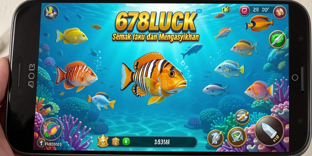 Tampilan gameplay <strong>678LUCK</strong> menampilkan penembakan ikan yang mendebarkan.