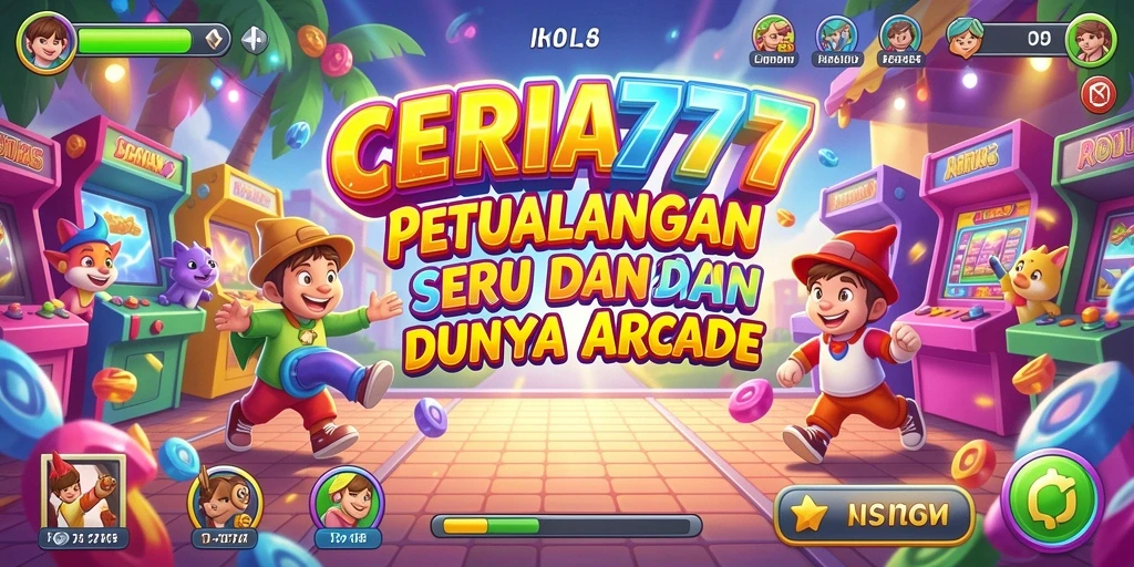 Tampilan gameplay CERIA777 yang seru dan penuh warna.