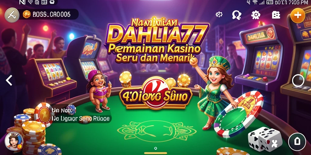 Screenshot DAHLIA77 menampilkan gameplay kasino yang penuh aksi dan menyenangkan.