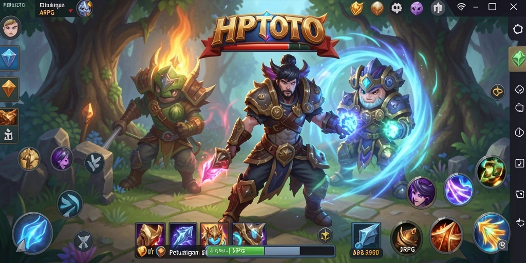 Tampilan gameplay menegangkan dan mendebarkan di dunia HPTOTO.