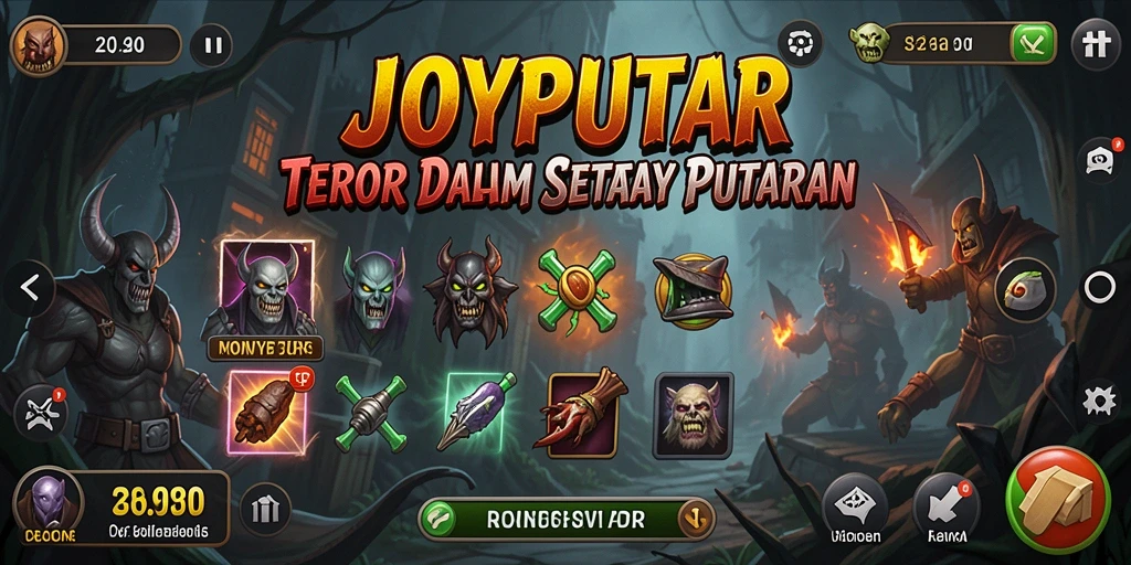 Tangkapan layar gameplay <strong>JOYPUTAR</strong> dengan suasana mencekam yang menantang.