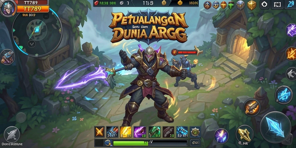 Tampilan aksi seru dalam gameplay ARPG TT789.